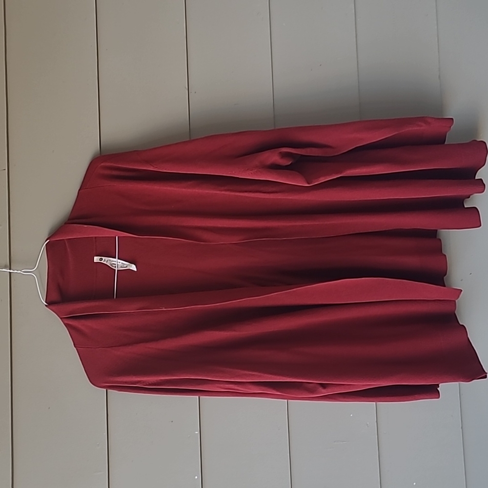 Burgundy cardigan